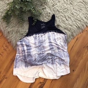AEO Blue Tie Dye Tank